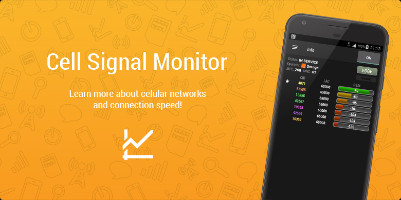 Узнайте больше о сотовых сетях с Cell Signal Monitor!